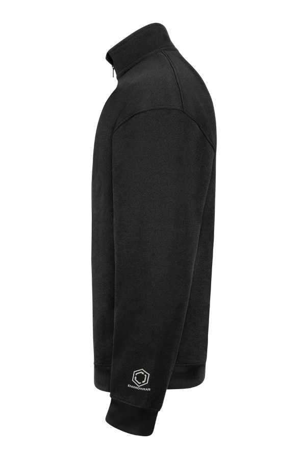 Beeswift Envirowear Recyclable Quarter Zip Sweatshirt, detail