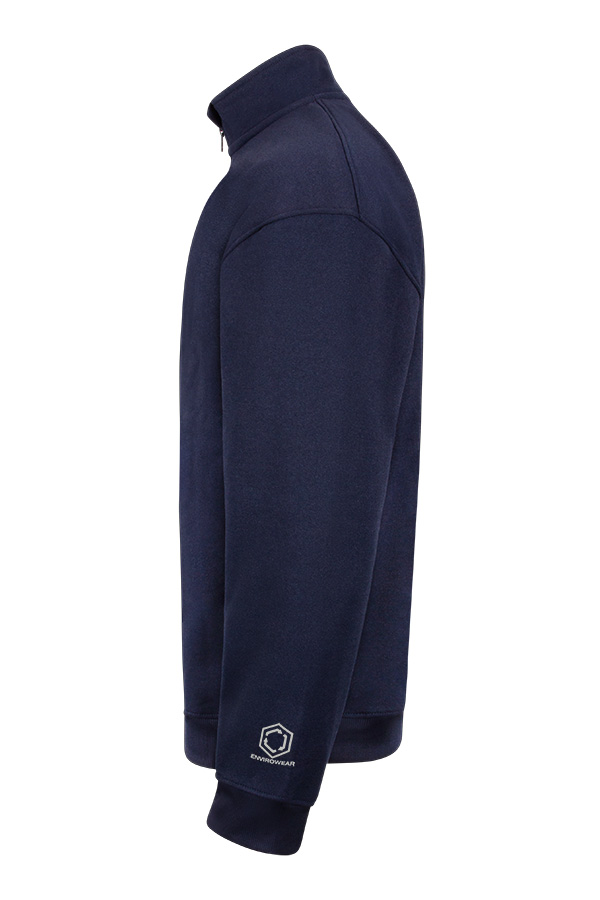Beeswift Envirowear Recyclable Quarter Zip Sweatshirt, detail