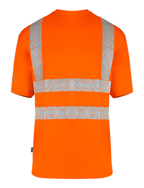 Beeswift Envirowear Hi-Vis Recyclable T-Shirt, detail