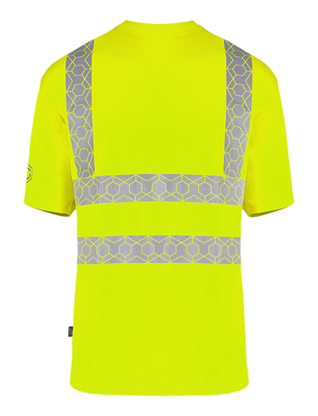 Beeswift Envirowear Hi-Vis Recyclable T-Shirt, detail