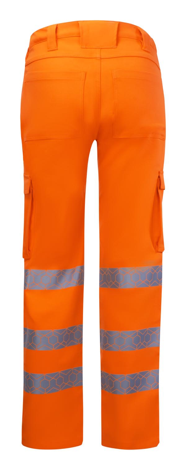 Beeswift Envirowear Recyclable Womens Hi Vis Trousers, detail