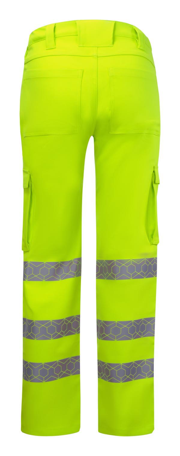 Beeswift Envirowear Recyclable Womens Hi Vis Trousers, detail
