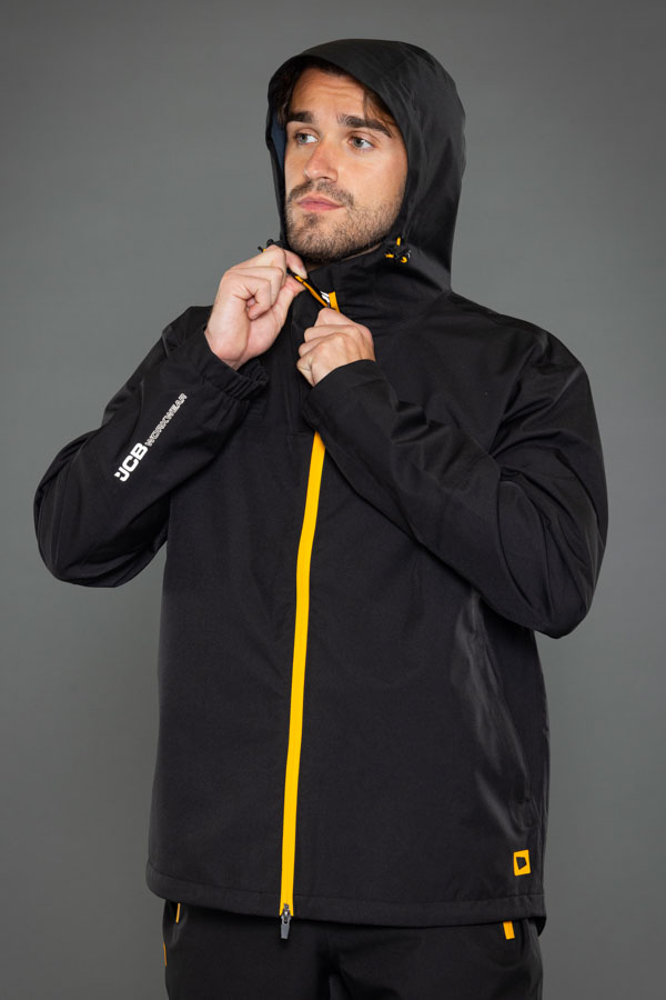 JCB Workwear Unisex Waterproof Jacket, detail