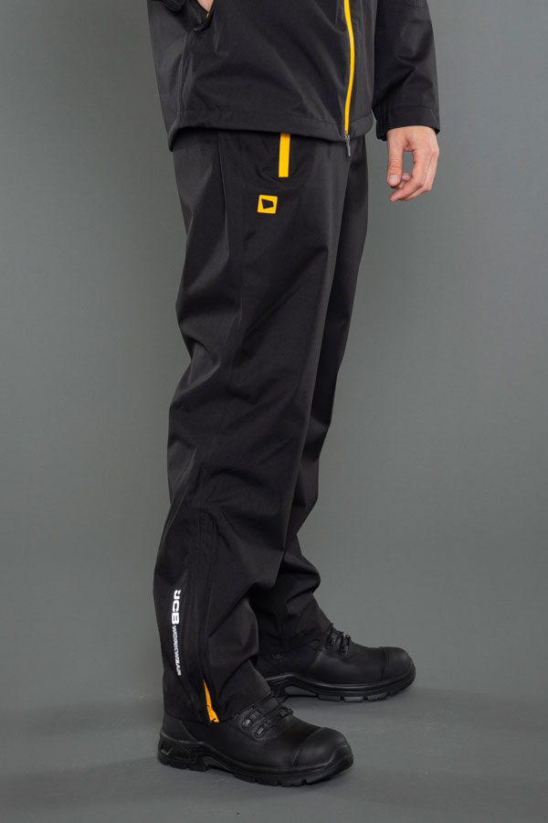 JCB Workwear Unisex Unlined Waterproof Trousers, detail