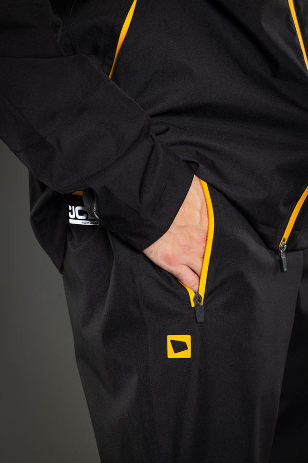 JCB Workwear Unisex Unlined Waterproof Trousers, detail