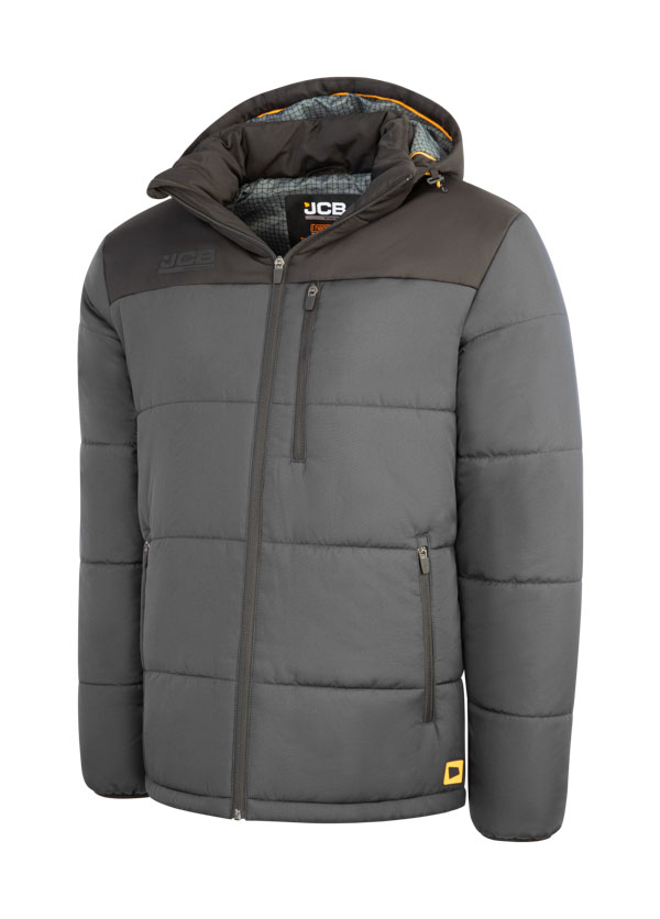 JCB Workwear Unisex Padded Jacket, detail