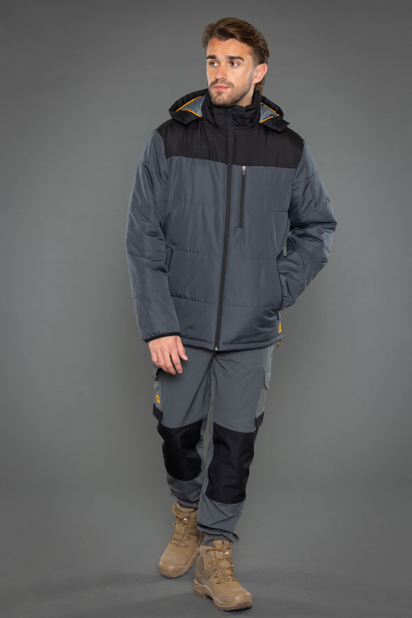 JCB Workwear Unisex Padded Jacket, detail