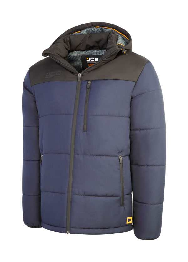 JCB Workwear Unisex Padded Jacket, detail