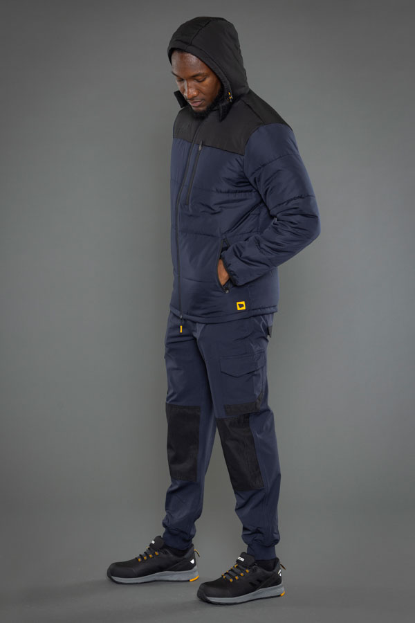 JCB Workwear Unisex Padded Jacket, detail