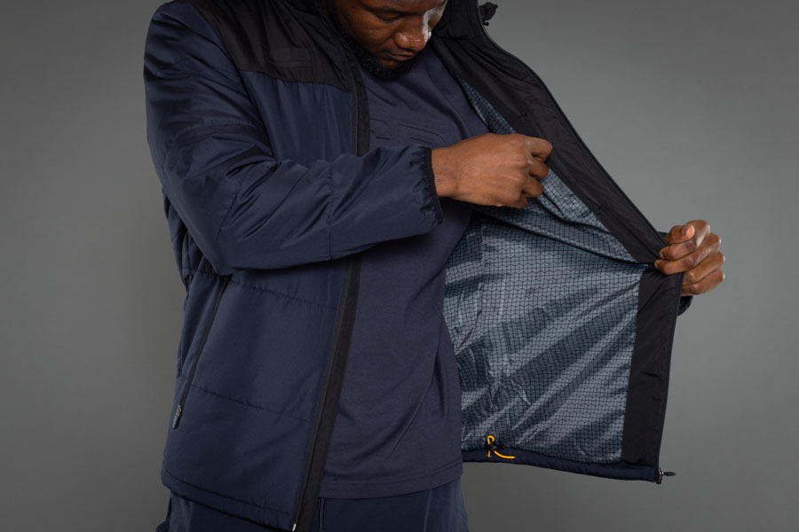 JCB Workwear Unisex Padded Jacket, detail