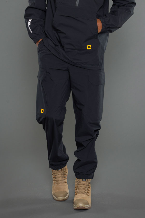 JCB Workwear Unisex Lightweight Waterproof Trousers, detail