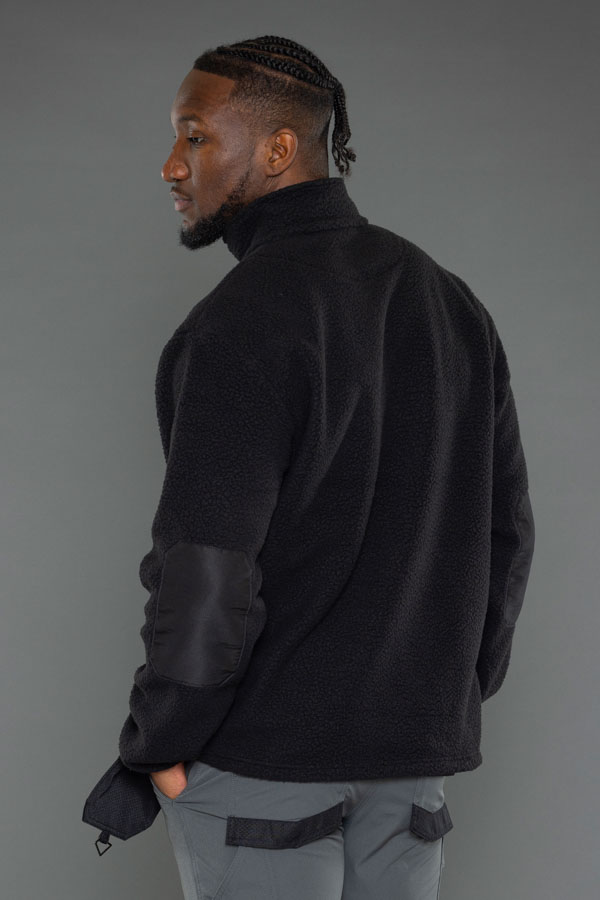 JCB Workwear Unisex Borg Fleece, detail