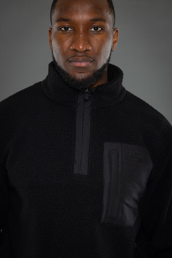 JCB Workwear Unisex Borg Fleece, detail
