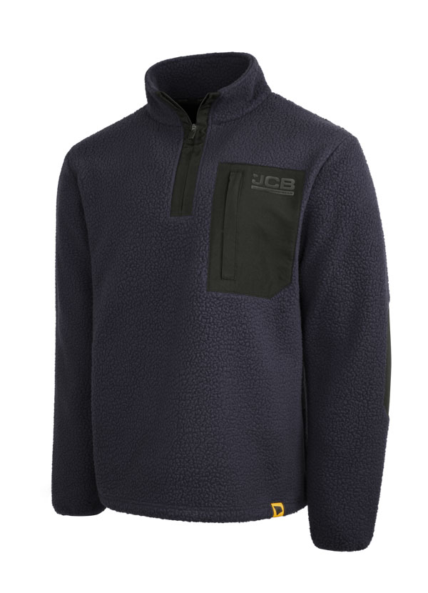 JCB Workwear Unisex Borg Fleece, detail