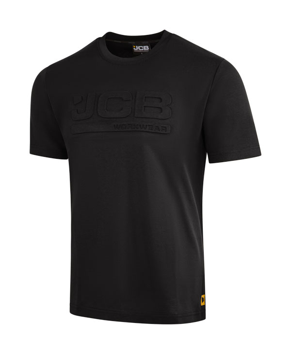 JCB Workwear Unisex 3D Embossed T-Shirt, detail