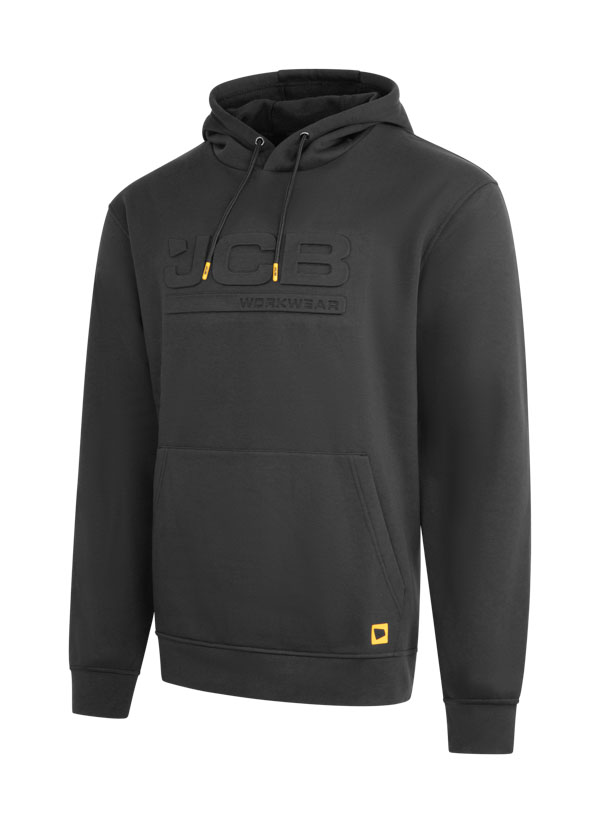 JCB Workwear Unisex Embossed Hoody, detail
