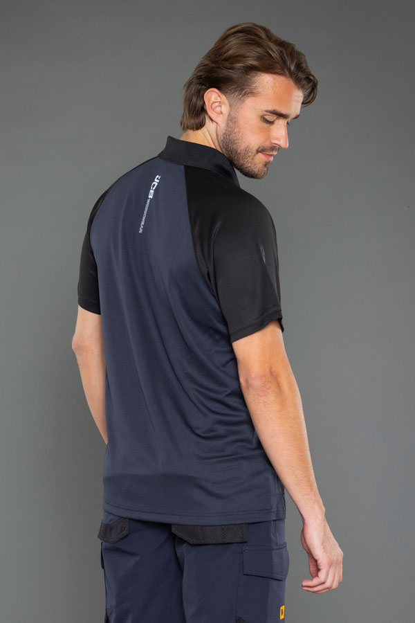 JCB Workwear Unisex Classic Collar Polo Shirt, detail