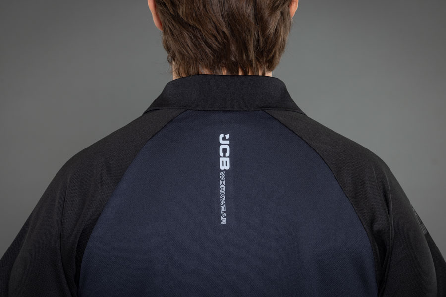 JCB Workwear Unisex Classic Collar Polo Shirt, detail