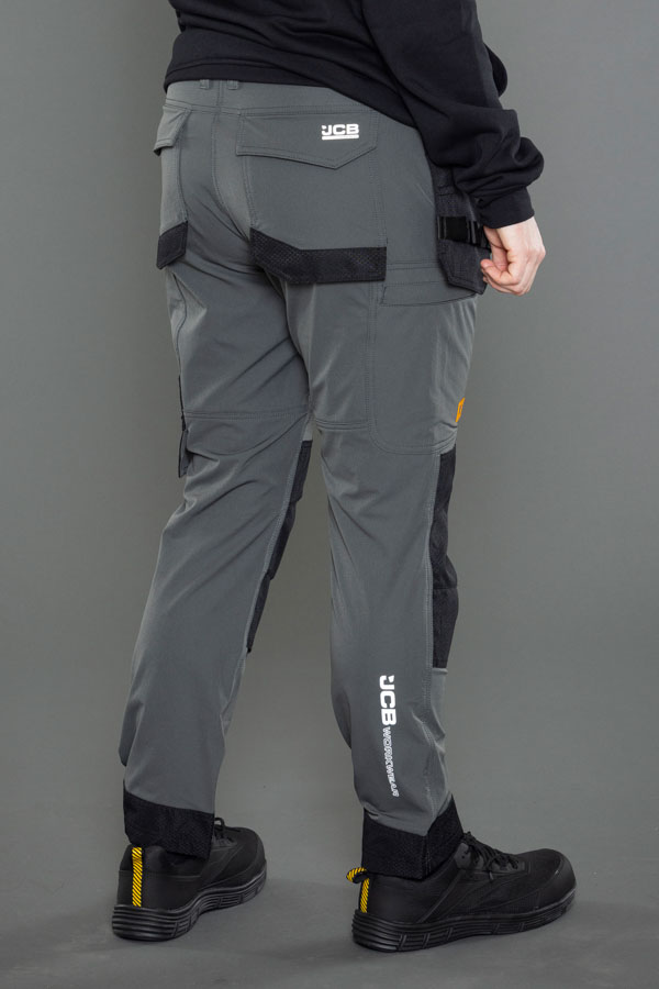 JCB Workwear Ladies 4-Way Stretch Holster Pocket Trousers, detail