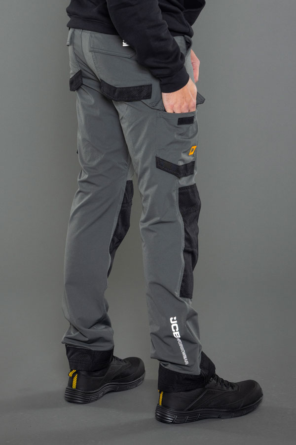 JCB Workwear Mens 4-Way Stretch Trousers, detail