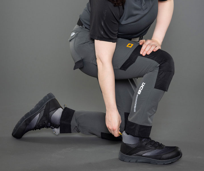 JCB Workwear Ladies 4-Way Stretch Trousers, detail