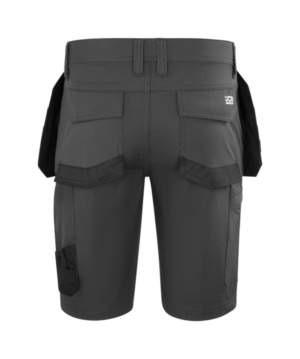JCB Unisex Stretch Holster Pocket Shorts, detail