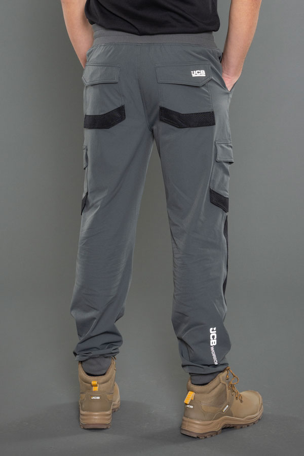 JCB Unisex 4-Way Stretch Jogger, detail