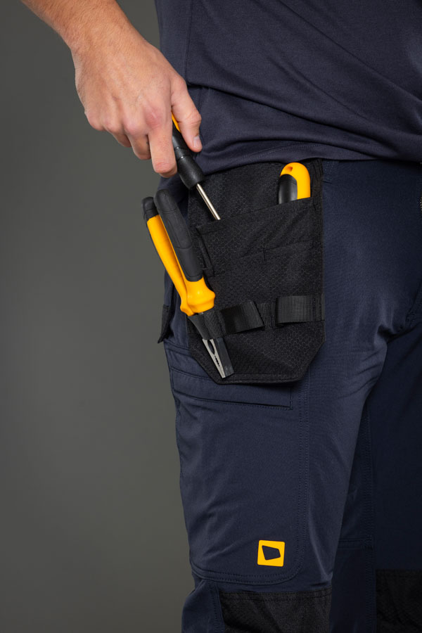 JCB Workwear Mens Stretch Holster Pocket Trousers, detail