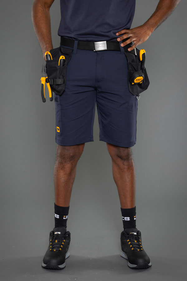 JCB Workwear Unisex Stretch Holster Pocket Shorts, detail