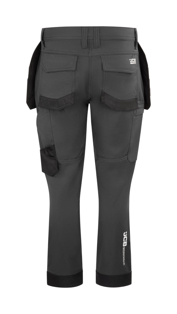 JCB Workwear Ladies 4-Way Stretch Holster Pocket Trousers, detail