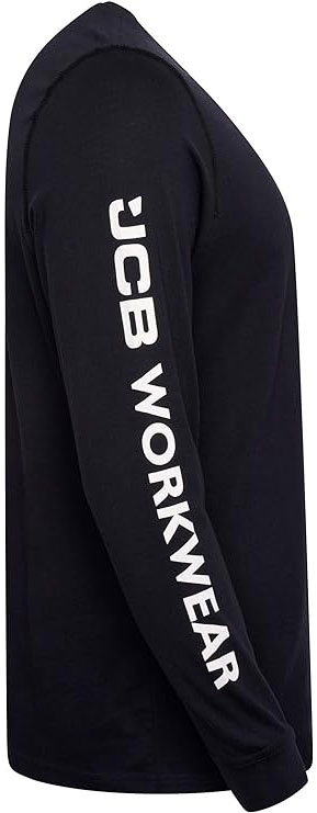 JCB Workwear Banner Long Sleeve T-Shirt, detail