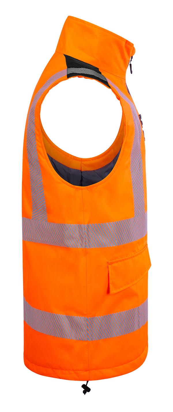Mens Two-Tone Bodywarmer, detail