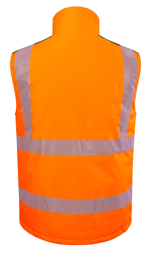 Mens Two-Tone Bodywarmer, detail