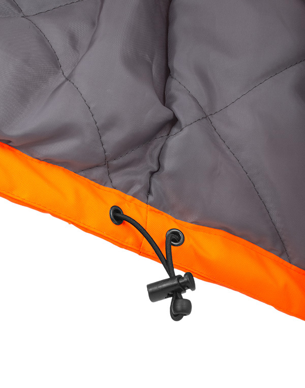 Mens Two-Tone Bodywarmer, detail