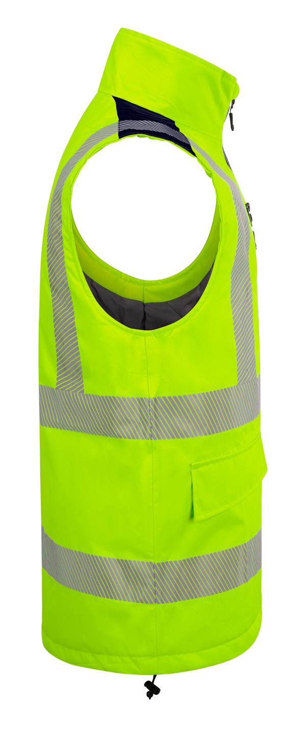 Mens Two-Tone Bodywarmer, detail