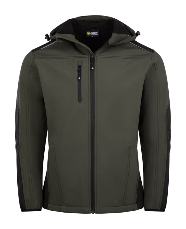 Beeswift Flex Softshell Hooded Jacket, detail