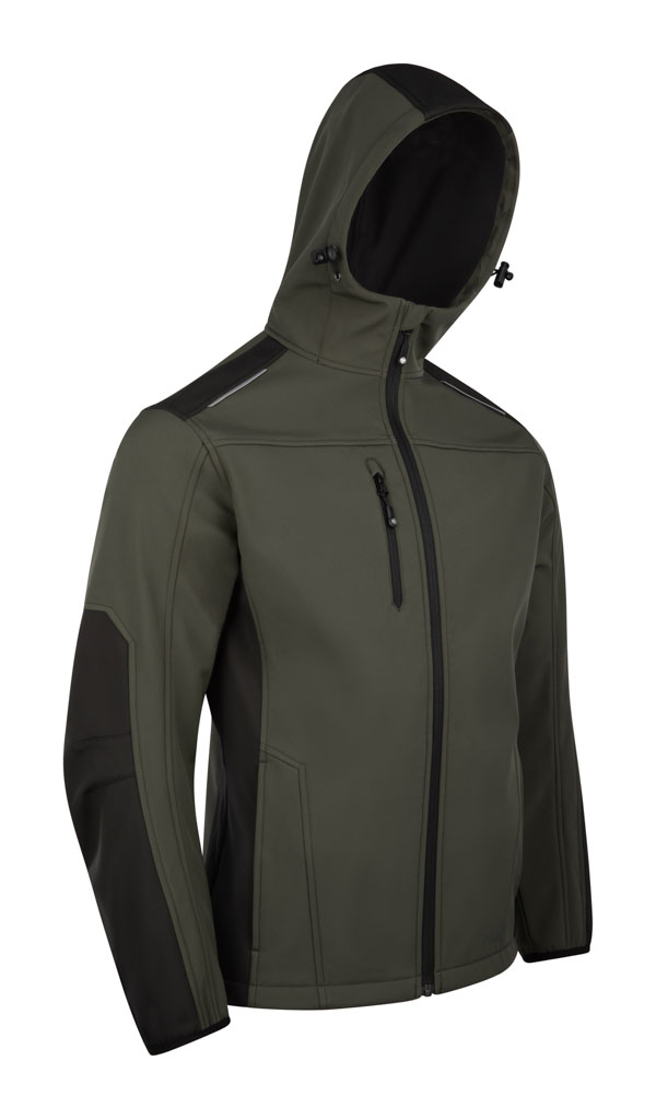 Beeswift Flex Softshell Hooded Jacket, detail