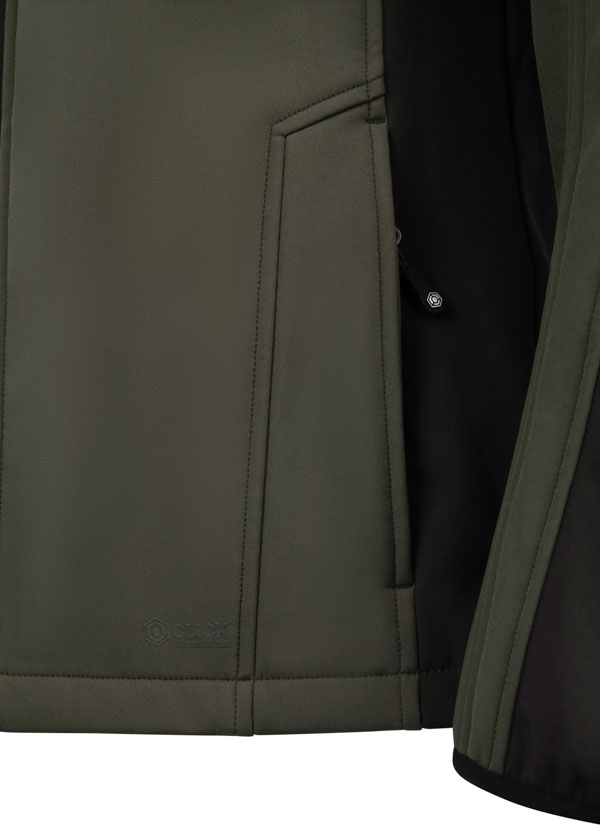 Beeswift Flex Softshell Hooded Jacket, detail