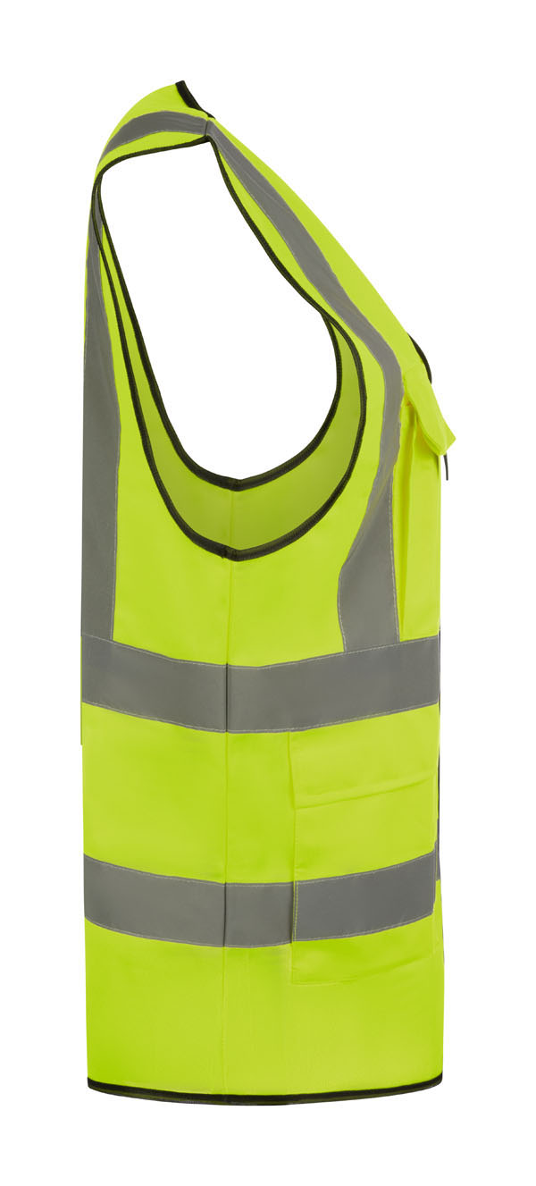 Beeswift Womens Hi-Vis Exec Waistcoat, detail