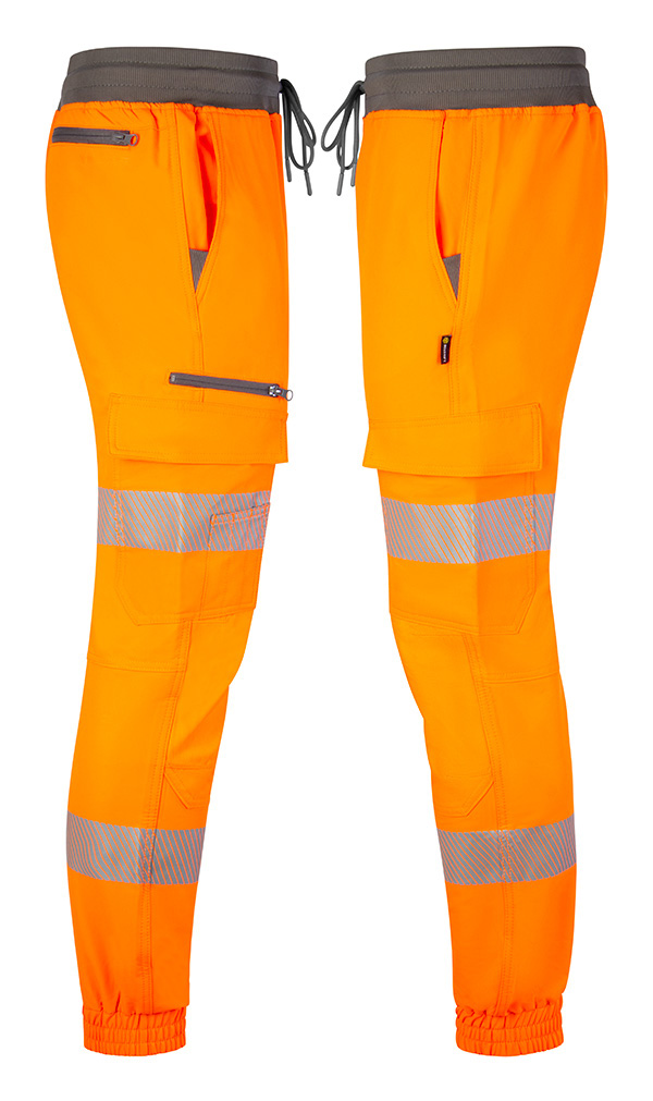 Womens Hi-Vis Work Joggers, detail
