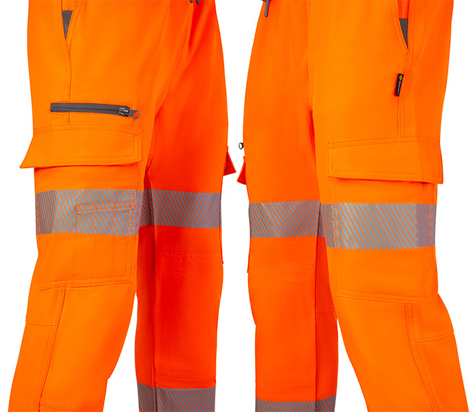Womens Hi-Vis Work Joggers, detail