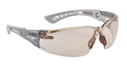 Bolle Safety Rush+ Go Green Platinum Glasses Copper Brown