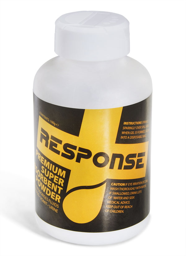 Response Body Spill Super Absorbent Powder 100G White Size 100G