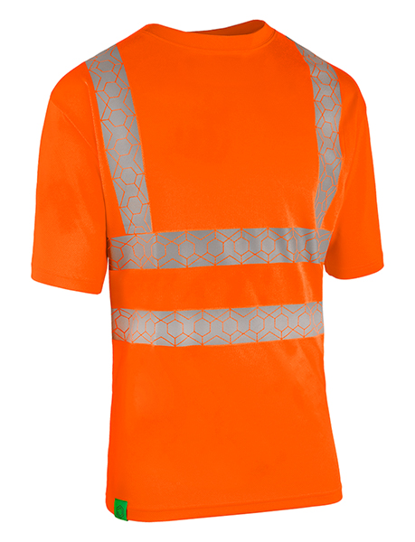 Beeswift Envirowear Hi-Vis Recyclable T-Shirt Orange Size M
