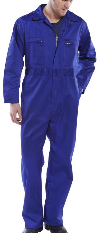 Beeswift Heavyweight Boilersuit Royal Blue Size 56