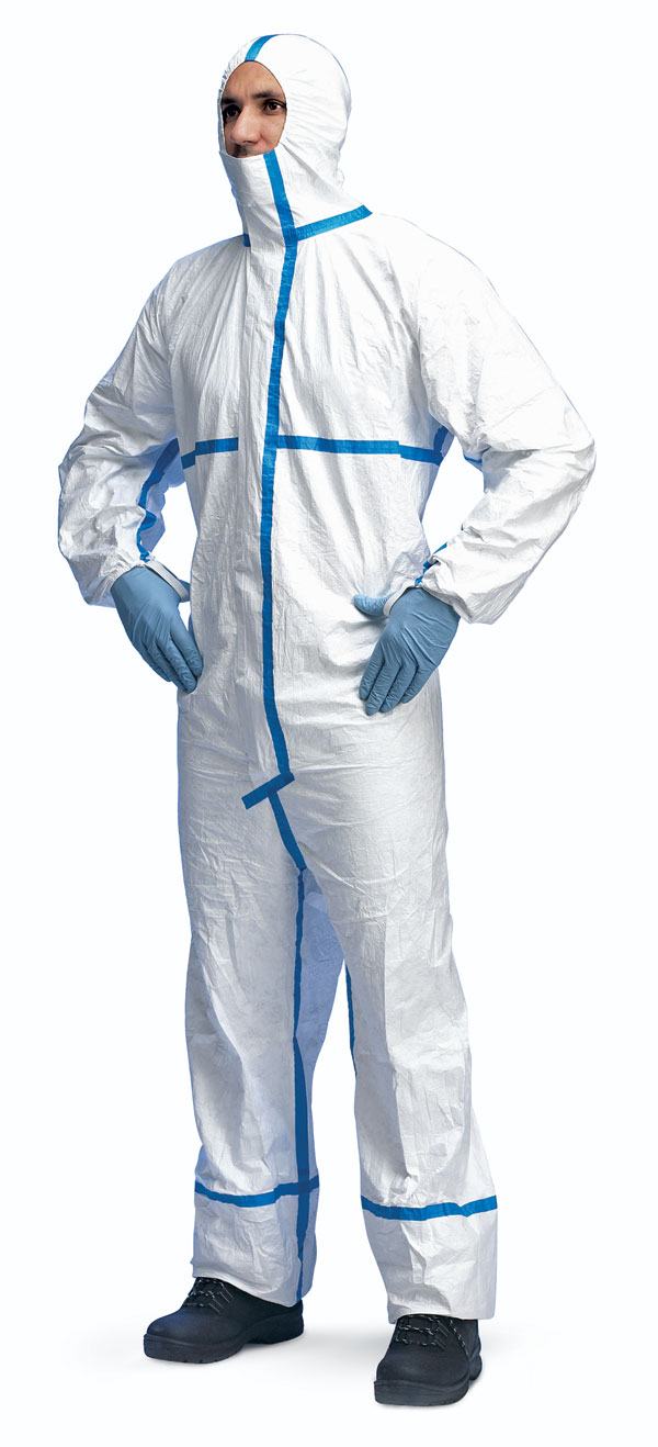Tyvek® 600 Plus Disposable Coverall White Size L