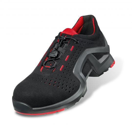 Uvex 1 X-Tended Support S1 Src Shoe Black / Red Size 10.5